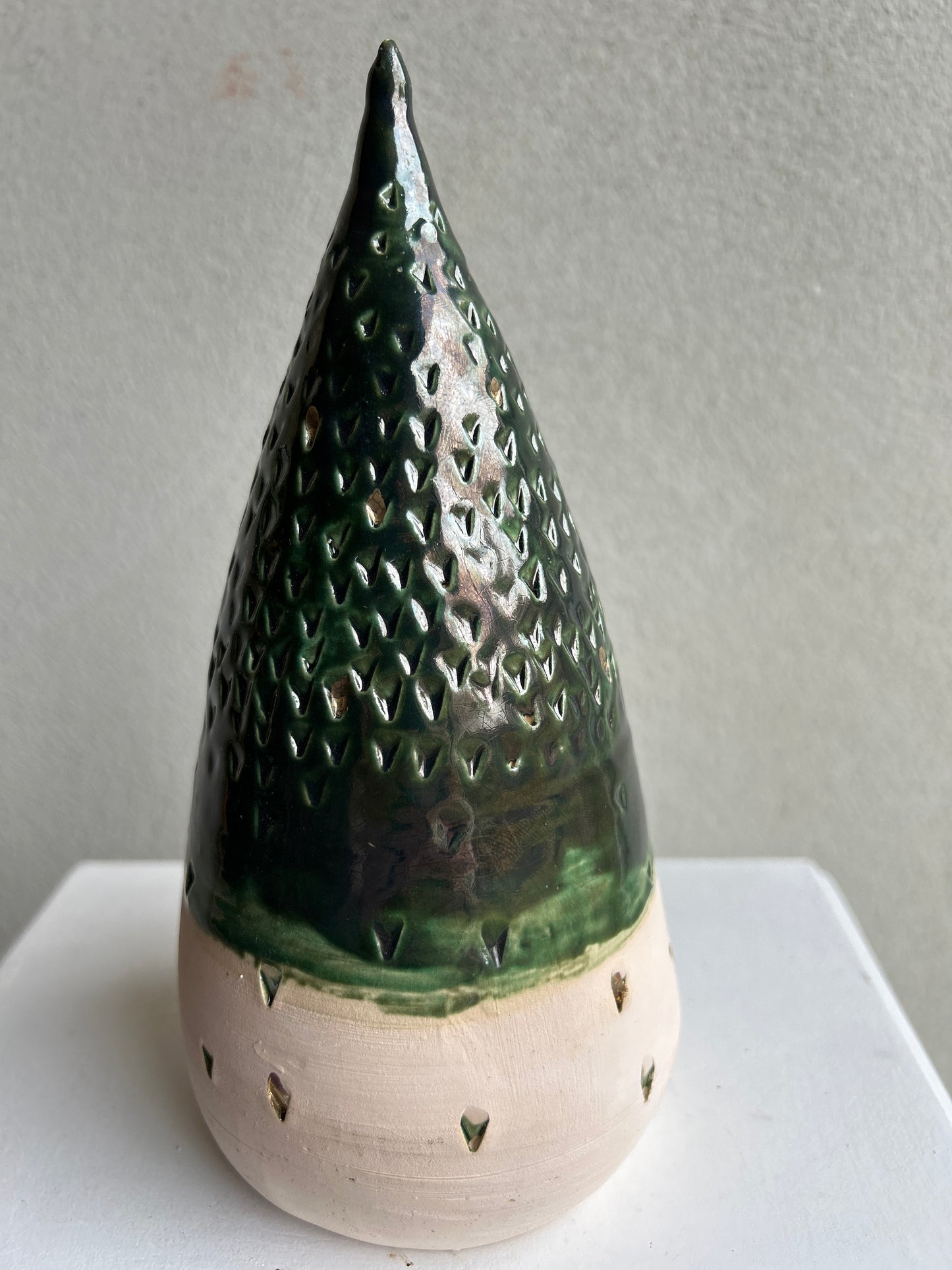 Puntig kerst boompje