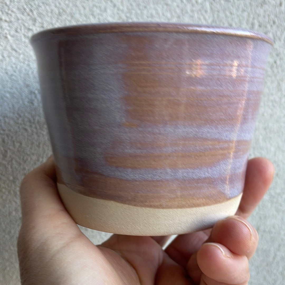 Lavender colored cup