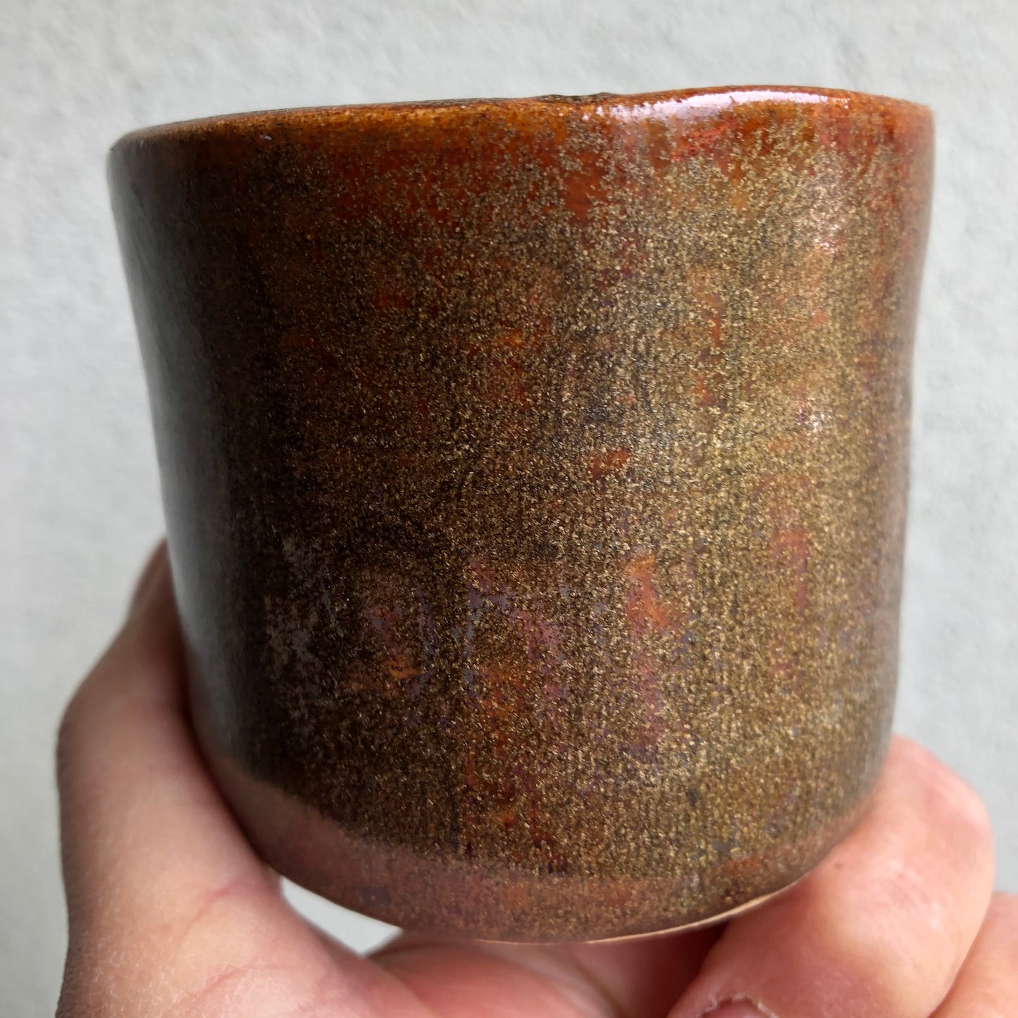Beautifully glazed cup